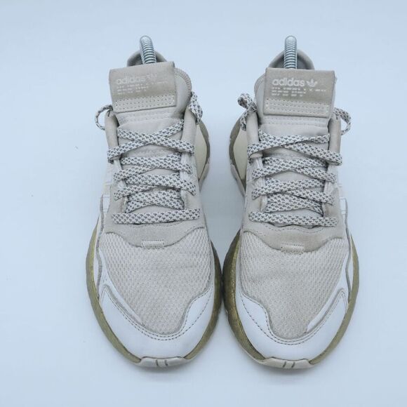 Adidas Nite Jogger White‎ Running Shoes Sneakers Women's Size 7 Men's Size 5.5 - Picture 5 of 8